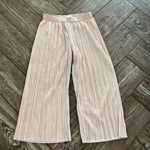 Adorable! H&M kids blush pleat pants, sz 9/10